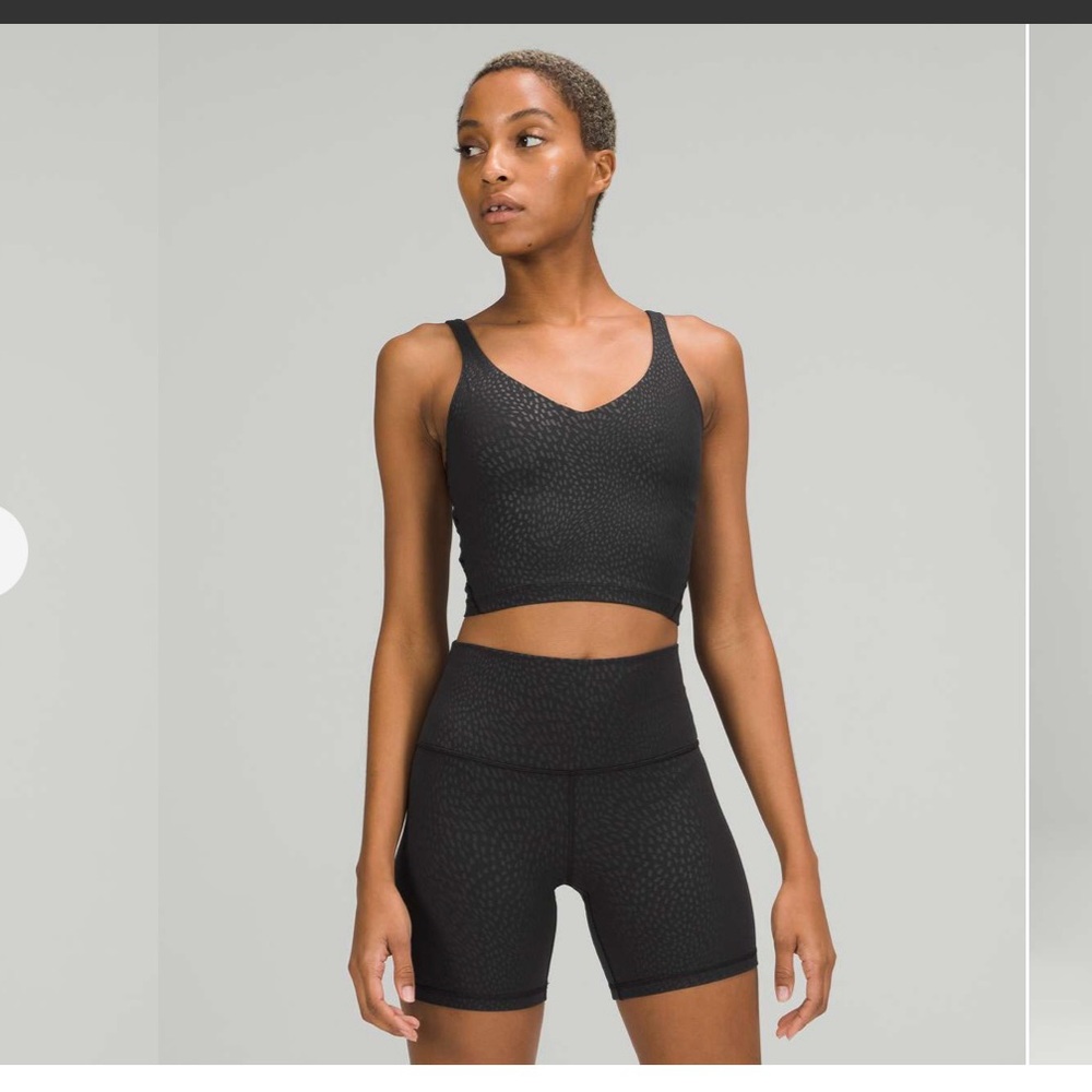 Lululemon" Align Tank Top Jewel Emboss Black